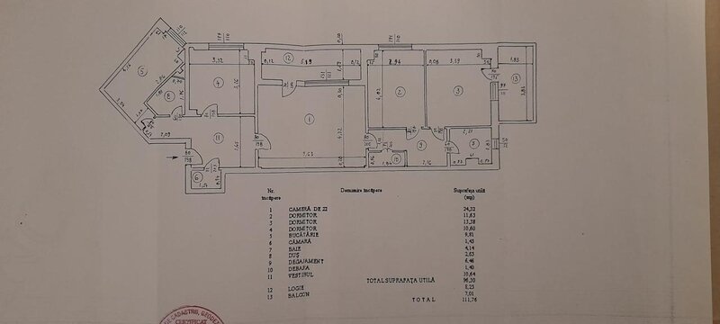 Calea Grivitei, Basarab, 4 camere 1980, reabilitat